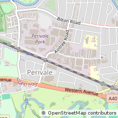 Map of Greenford, Perivale