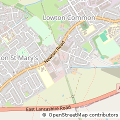 Map of Warrington, Cheshire