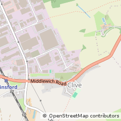 Map of Winsford