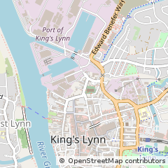Map of King's Lynn, Norfolk
