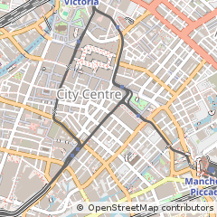 Map of Manchester