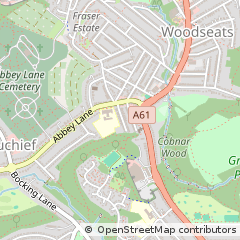 Map of Sheffield