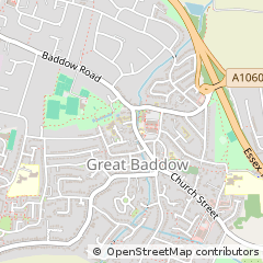 Map of Chelmsford, Essex