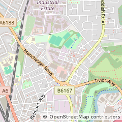 Map of Stockport, Cheshire