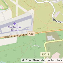 Map of Camberley, Surrey