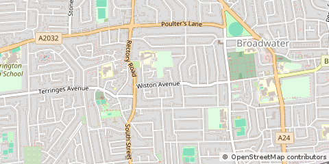 Map of Worthing