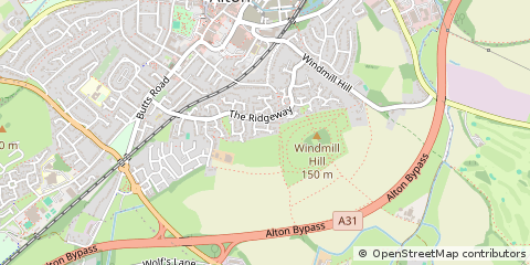 Map of Alton, Hampshire