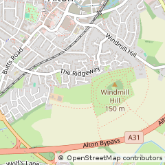 Map of Alton, Hampshire