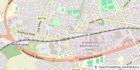 Map of Leeds, West Yorkshire