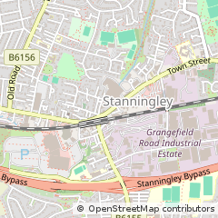 Map of Leeds, West Yorkshire