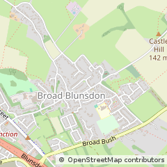 Map of Blunsdon, Swindon