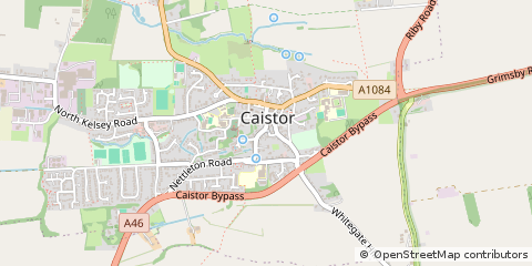 Map of Market Rasen, Lincolnshire