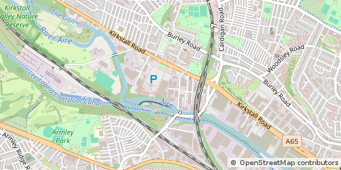 Map of Leeds, Nottinghamshire