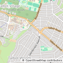 Map of Bournemouth, Dorset