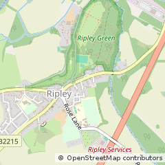 Map of Ripley, Surrey