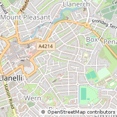 Map of Llanelli