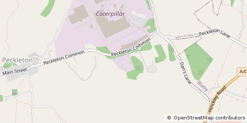 Map of Leicester
