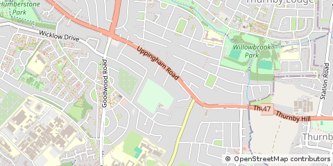Map of Leicester