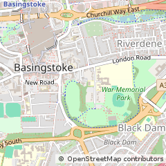 Map of Basingstoke