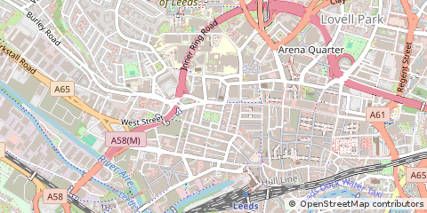 Map of Leeds