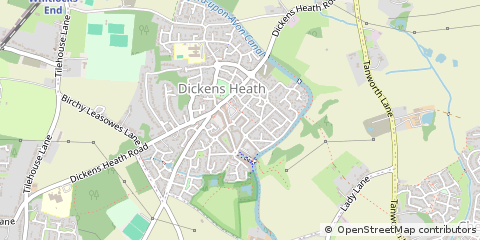 Map of Solihull