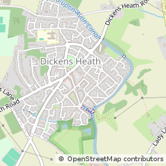 Map of Solihull