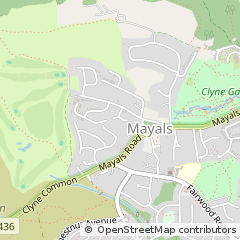 Map of Swansea, West Glamorgan