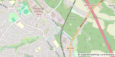 Map of Sheffield