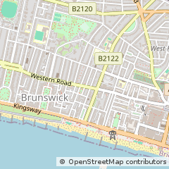 Map of Brighton, East Sussex