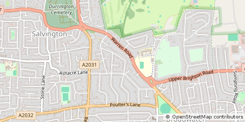 Map of Worthing
