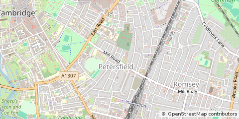 Map of Cambridge