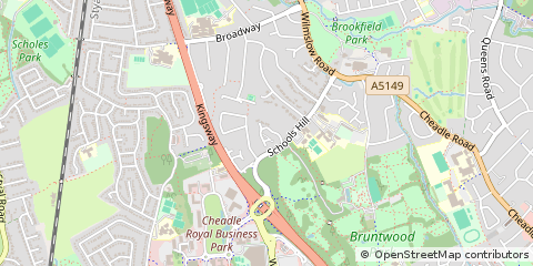Map of Cheadle