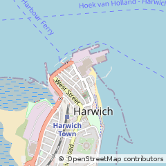 Map of Harwich, Essex