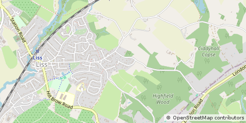 Map of Liss, Hampshire