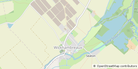 Map of Canterbury, Kent
