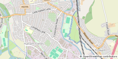 Map of Ilkeston, Derbyshire