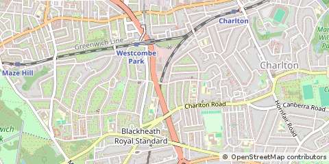 Map of Charlton, London