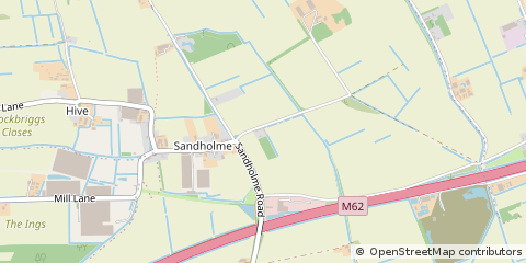 Map of Brough, East Yorkshire