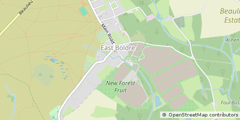 Map of Brockenhurst