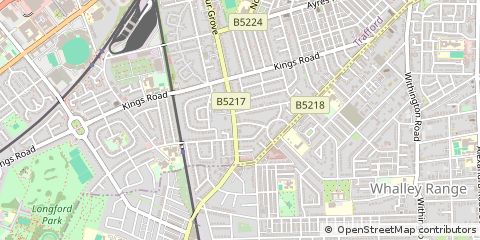Map of Manchester, Greater Manchester