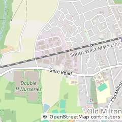 Map of NEW Milton, Hampshire