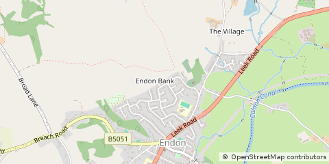 Map of Stoke-on-Trent