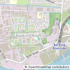 Map of Barking, Essex