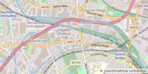 Map of Smethwick