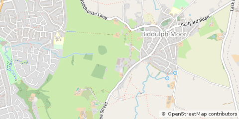 Map of Biddulph Moor, Staffordshire