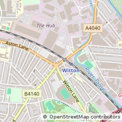 Map of Birmingham, West Midlands