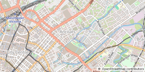 Map of Ancoats, Manchester
