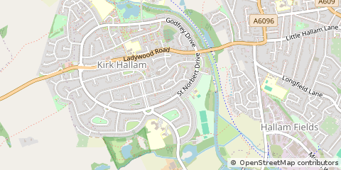 Map of Ilkeston, Derbyshire
