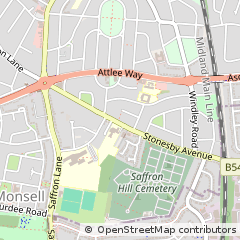 Map of Leicester