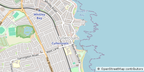 Map of North Shields